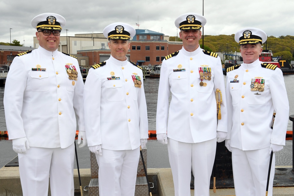 USS California holds a change-of-command ceremony