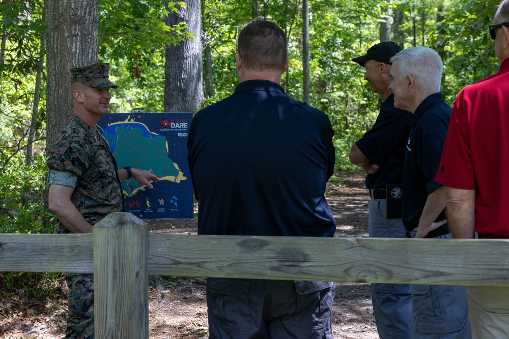 U.S. Marines Demonstrate Devil Dog Dare for Civil Air Patrol