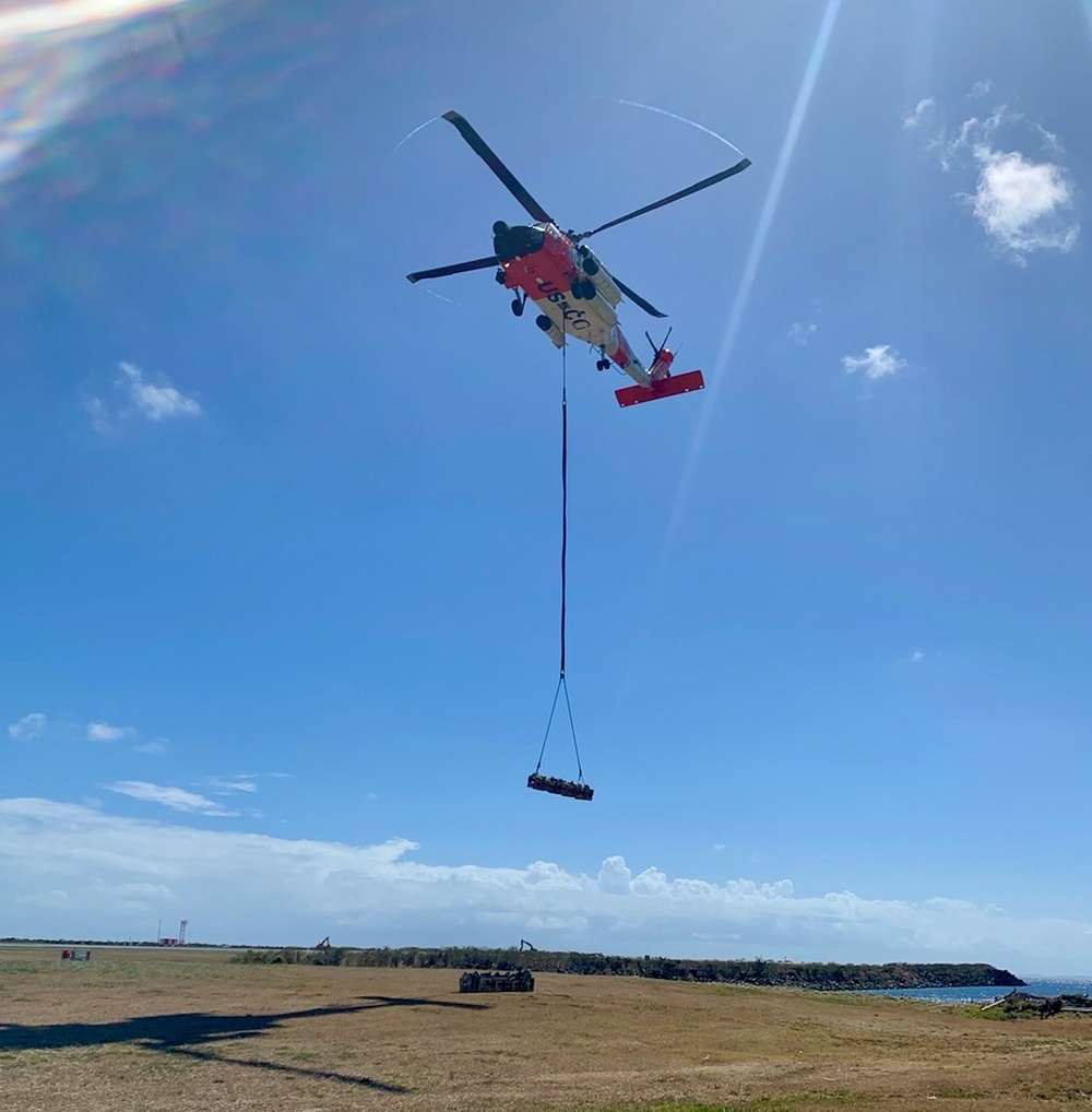 Coast Guard rebuilds aids to navigation tower in U.S. Virgin Islands