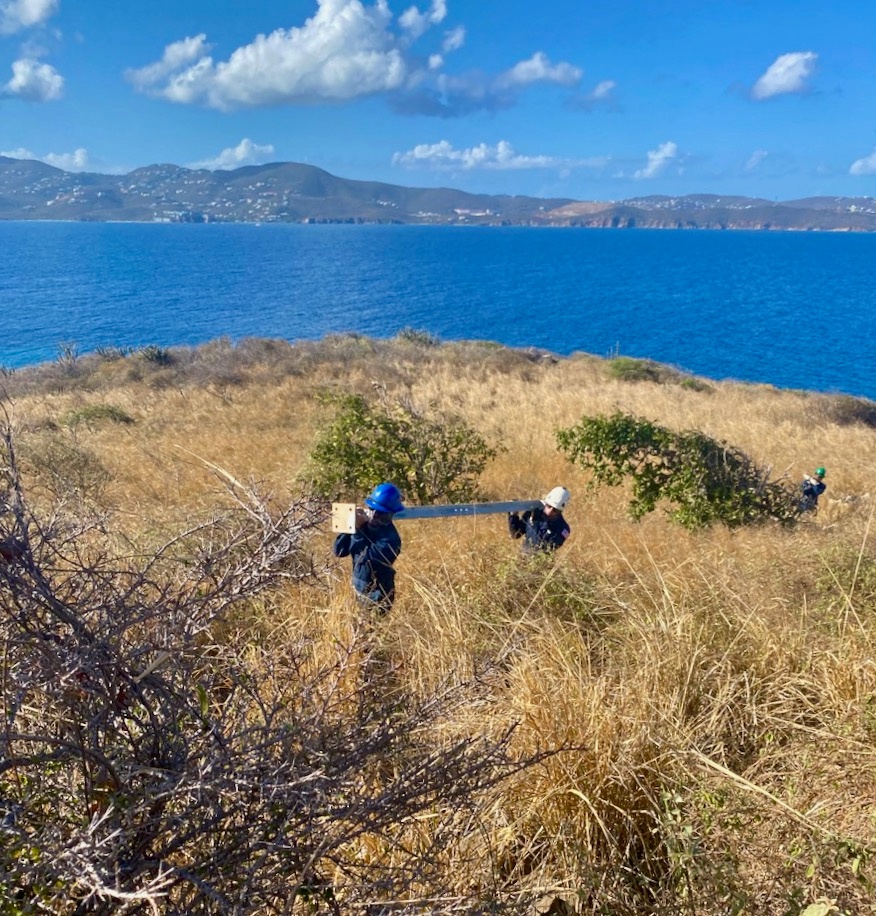 Coast Guard rebuilds aids to navigation tower in U.S. Virgin Islands