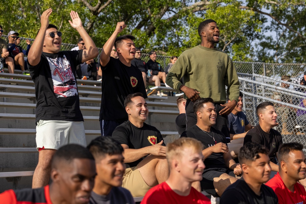 U.S. Marines and Sailors with 2nd Marine Logistics Group participate in Commander’s Cup