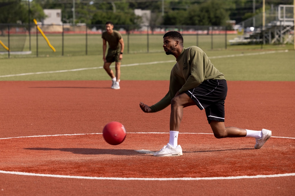 U.S. Marines and Sailors with 2nd Marine Logistics Group participate in Commander’s Cup