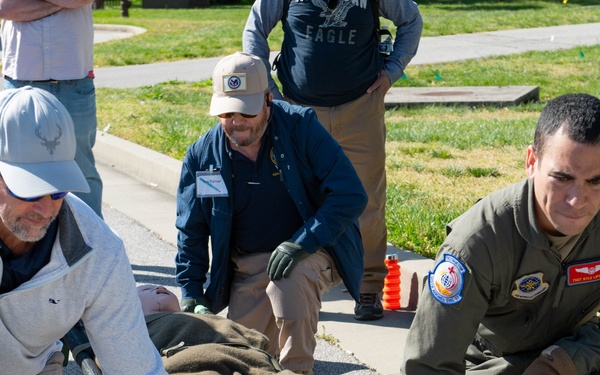 VHA Office of Emergency Management visits 375th AES