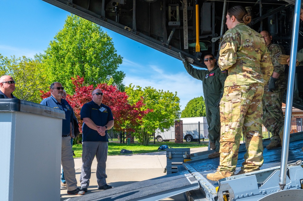 VHA Office of Emergency Management visits 375th AES