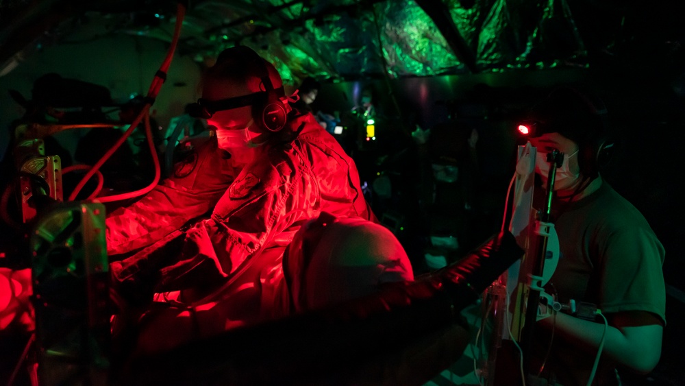 AFRL trains Critical Care Air Transport Team students at their 711th Human Performance Wing.