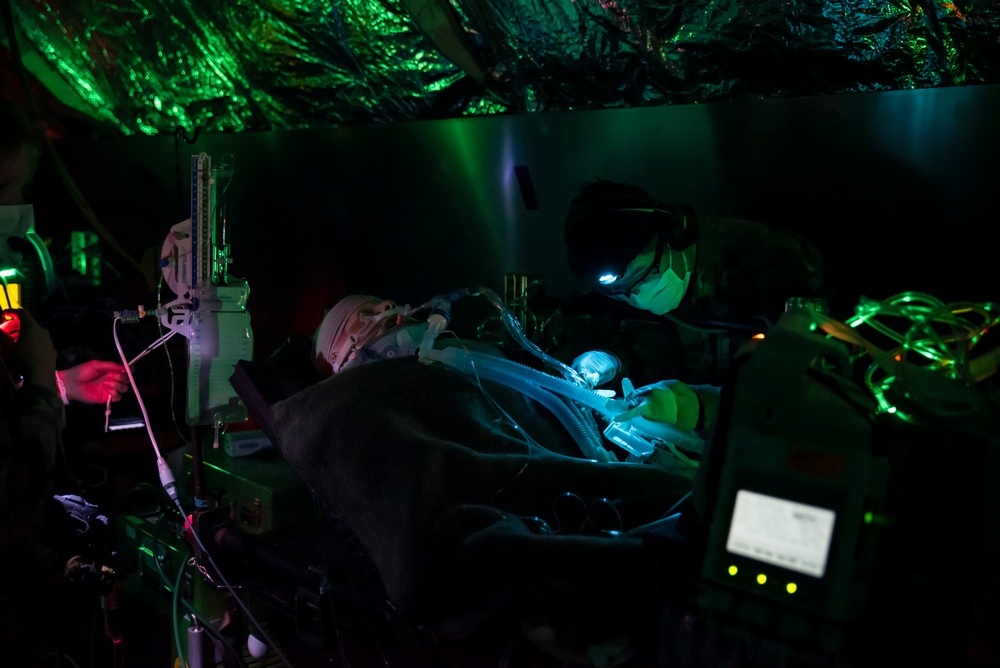 AFRL trains Critical Care Air Transport Team students at their 711th Human Performance Wing.
