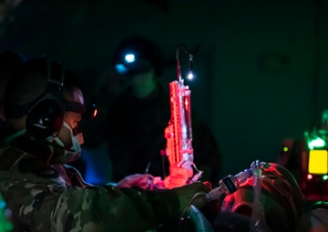 AFRL trains Critical Care Air Transport Team students at their 711th Human Performance Wing.