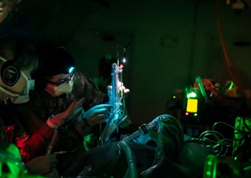AFRL trains Critical Care Air Transport Team students at their 711th Human Performance Wing.