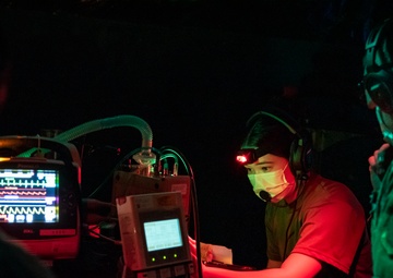 AFRL trains Critical Care Air Transport Team students at their 711th Human Performance Wing.