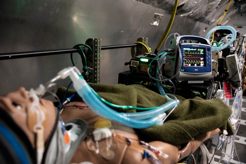 AFRL trains Critical Care Air Transport Team students at their 711th Human Performance Wing.