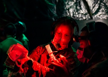 AFRL trains Critical Care Air Transport Team students at their 711th Human Performance Wing.