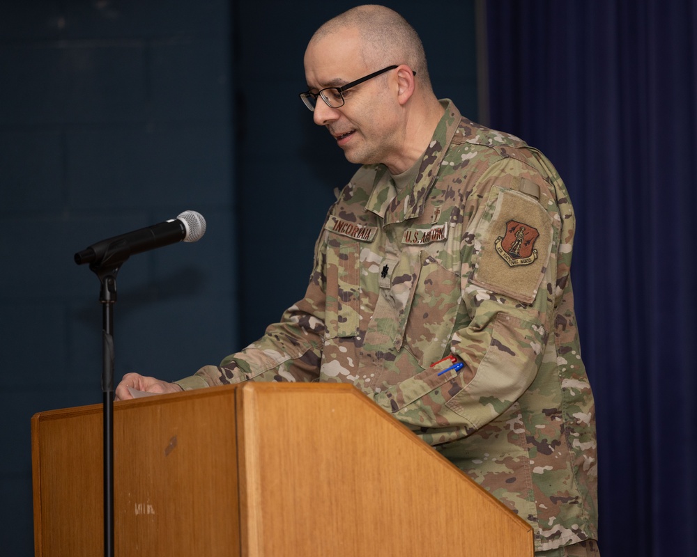 Senior Master Sgt. Faciane promotes to Chief Master Sgt.