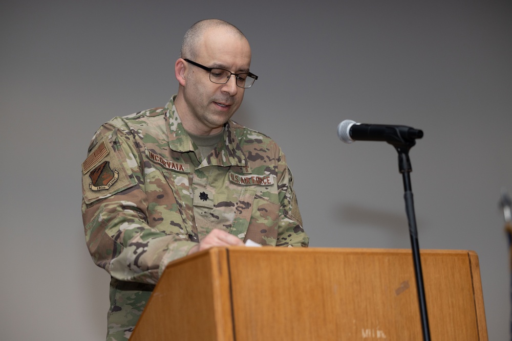 Senior Master Sgt. Faciane promotes to Chief Master Sgt.