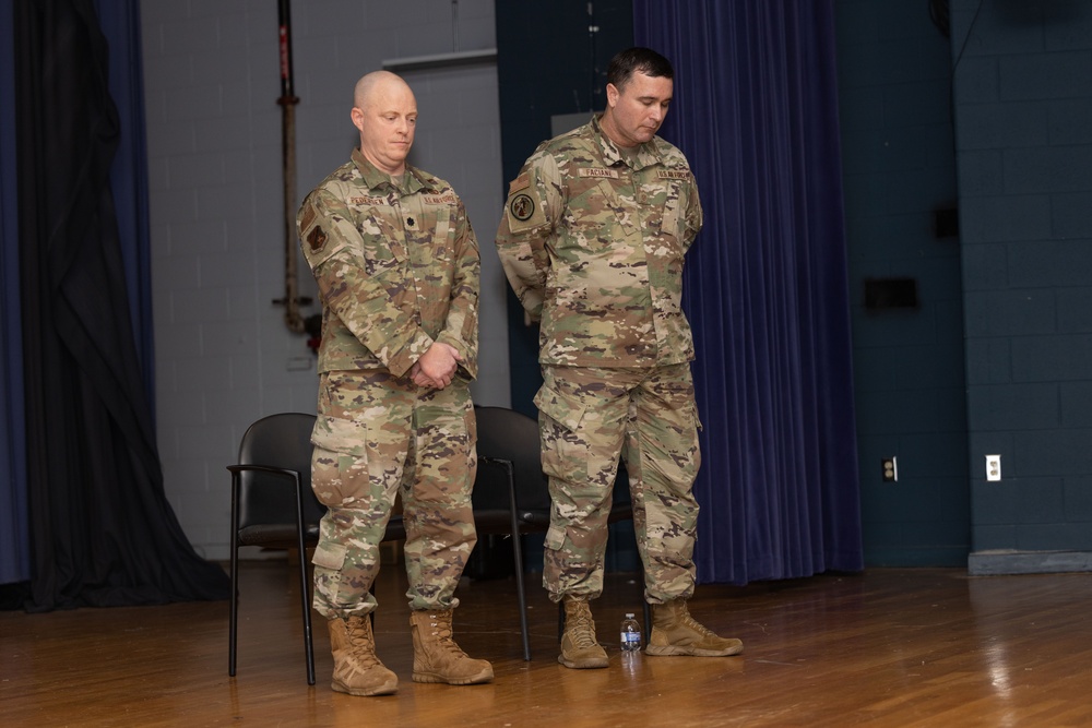 Senior Master Sgt. Faciane promotes to Chief Master Sgt.