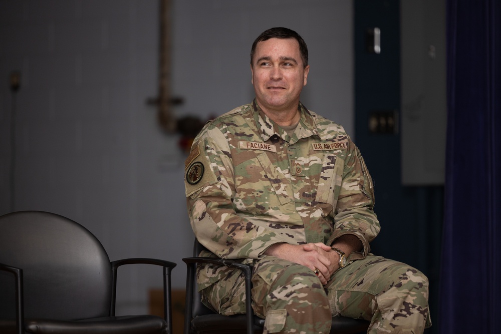 Senior Master Sgt. Faciane promotes to Chief Master Sgt.