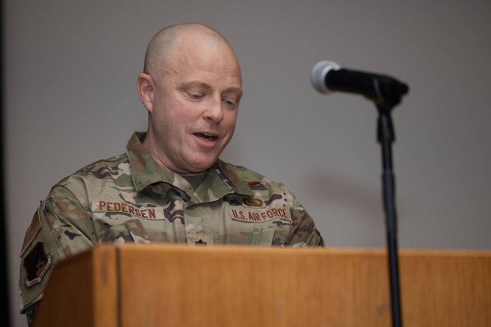 Senior Master Sgt. Faciane promotes to Chief Master Sgt.