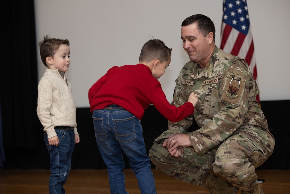 Senior Master Sgt. Faciane promotes to Chief Master Sgt.