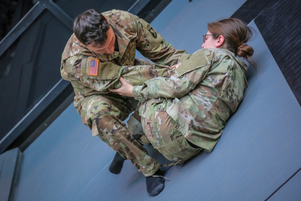 BACH Soldiers conduct Modern Army Combatives training