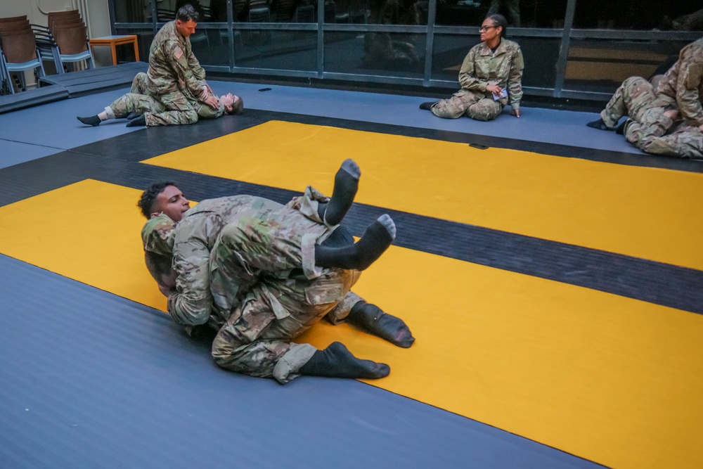 BACH Soldiers conduct Modern Army Combatives training