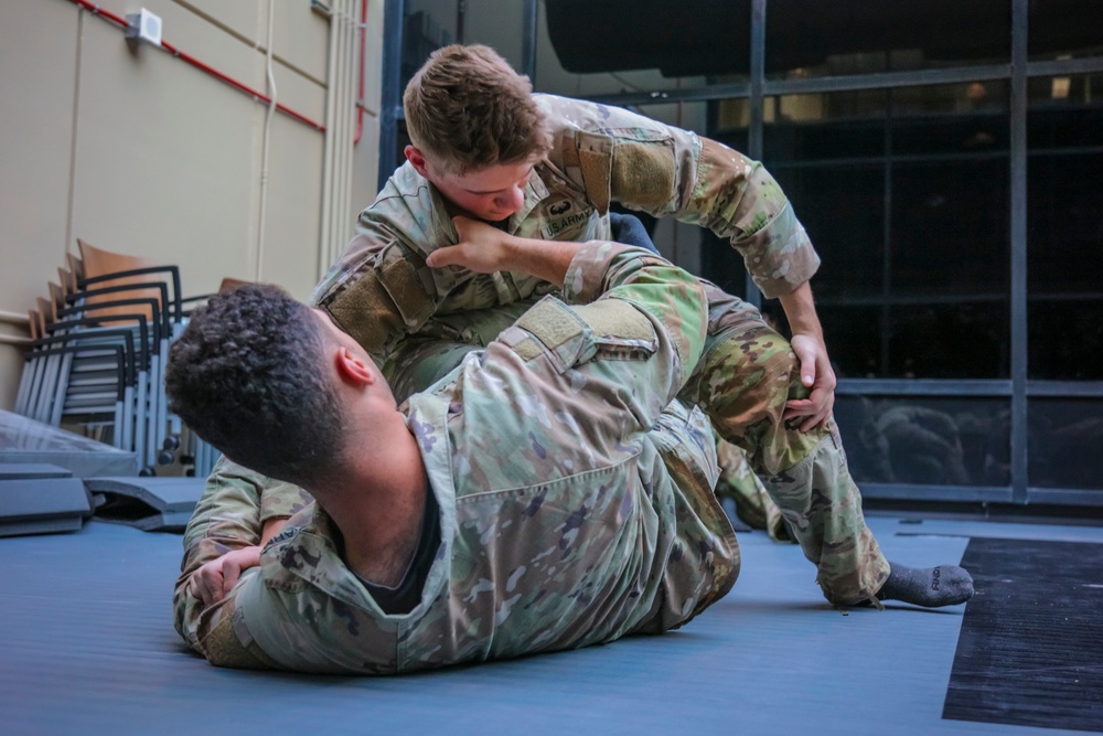 BACH Soldiers conduct Modern Army Combatives training