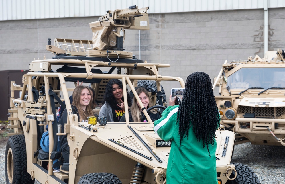 Clover Park High School tours 62d Airlift Wing