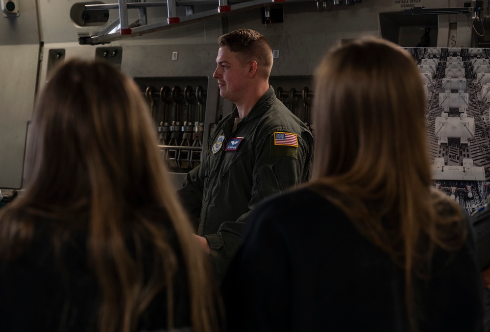 Clover Park High School tours 62d Airlift Wing