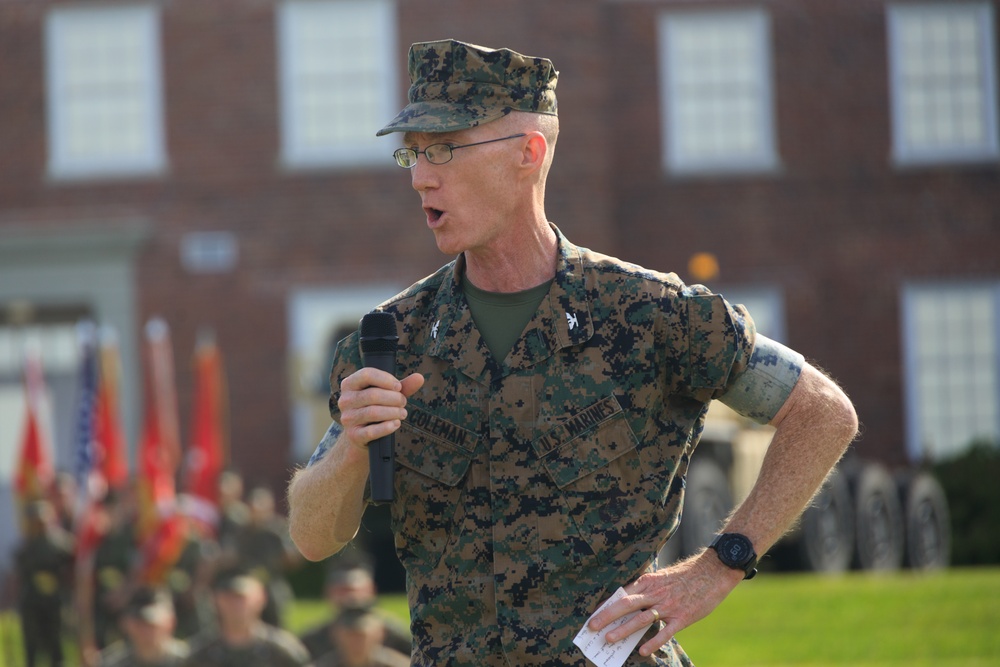 Combat Logistics Regiment 27 Change of Command