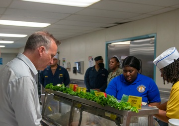 Under Secretary of the Navy Visits John C. Stennis