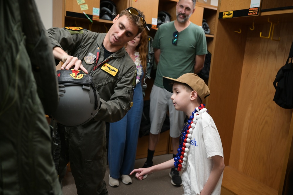 15th, 154th Wings host Make-A-Wish during JBPHH visit