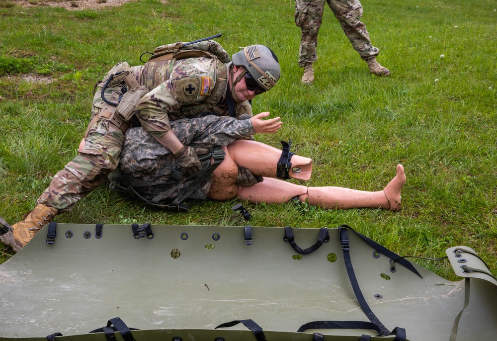 Iowa and Illinois Army National Guard Soldiers compete in the 2023 Region IV Best Warrior Competition