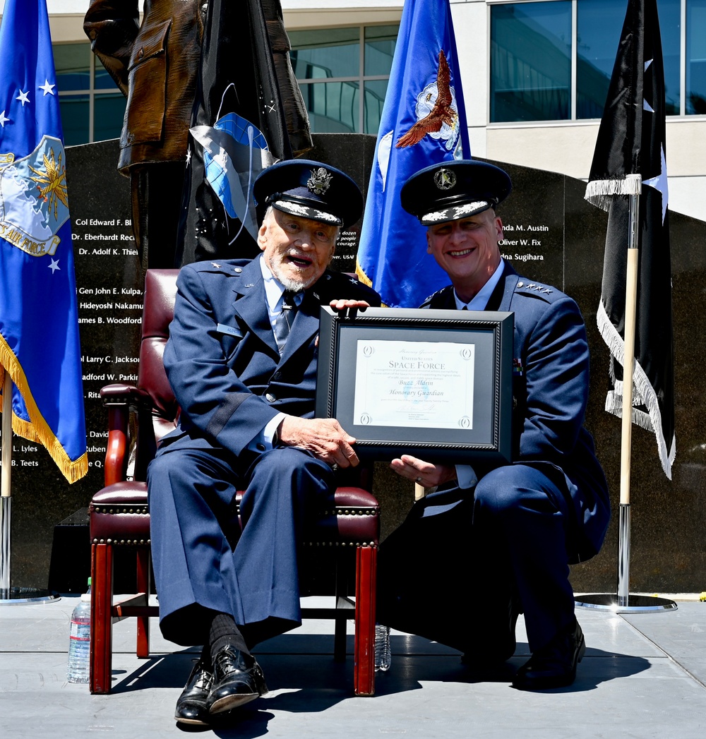 SSC Hosts Ceremony for Legendary Astronaut and Fighter Pilot Buzz Aldrin’s Honorary Appointment to Brigadier General