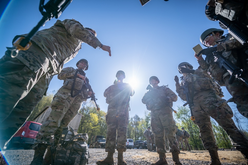 National Guard Bureau Region B Officer Candidates Conduct Phase II Training