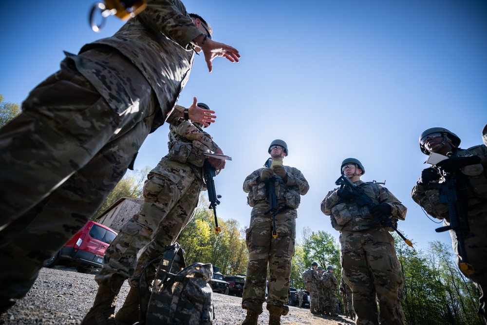 National Guard Bureau Region B Officer Candidates Conduct Phase II Training