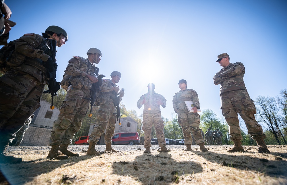 National Guard Bureau Region B Officer Candidates Conduct Phase II Training