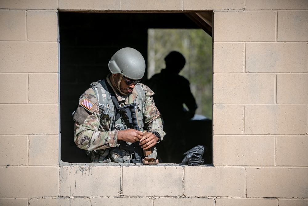 National Guard Bureau Region B Officer Candidates Conduct Phase II Training