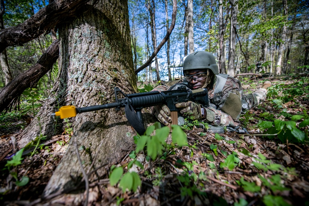 National Guard Bureau Region B Officer Candidates Conduct Phase II Training