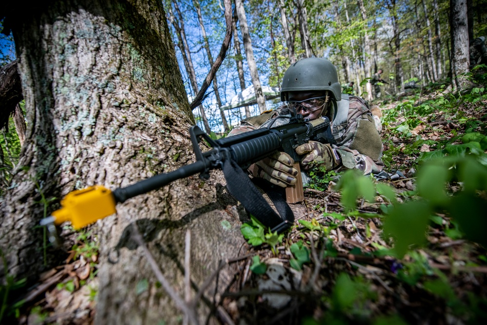 National Guard Bureau Region B Officer Candidates Conduct Phase II Training