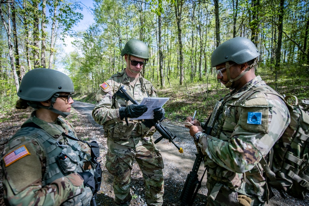 National Guard Bureau Region B Officer Candidates Conduct Phase II Training