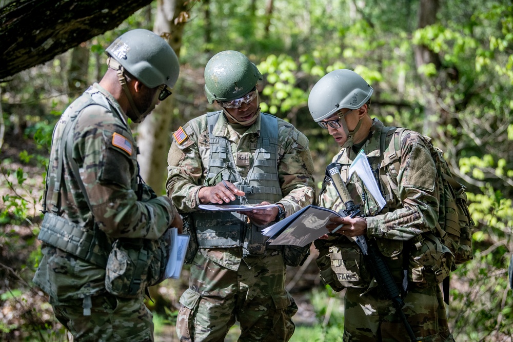 National Guard Bureau Region B Officer Candidates Conduct Phase II Training