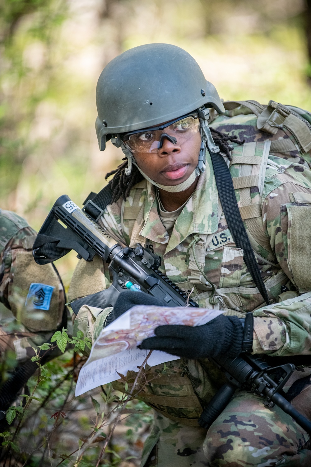 National Guard Bureau Region B Officer Candidates Conduct Phase II Training