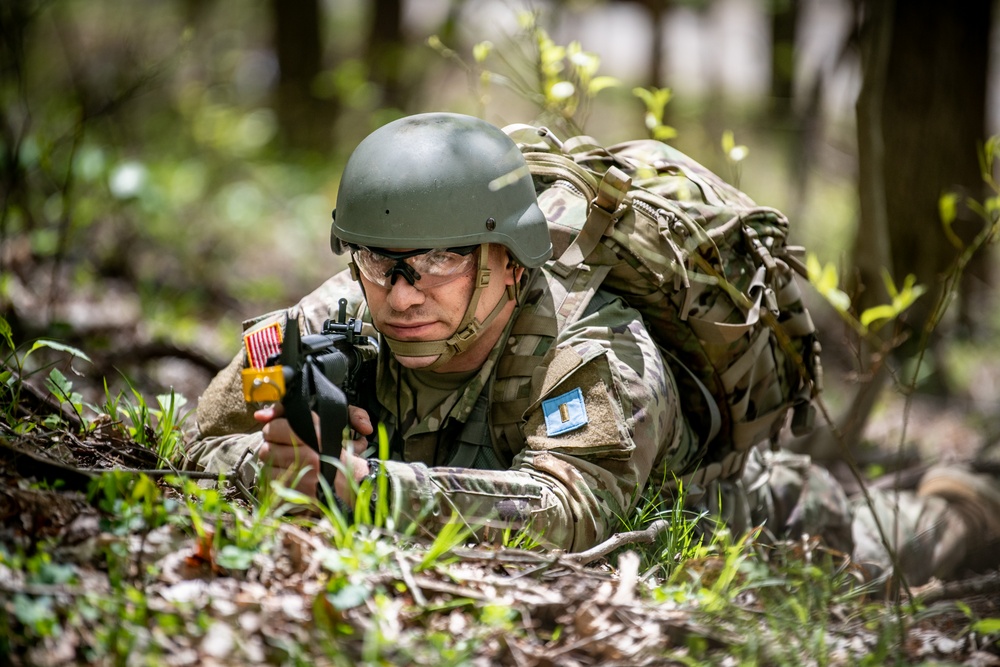 National Guard Bureau Region B Officer Candidates Conduct Phase II Training