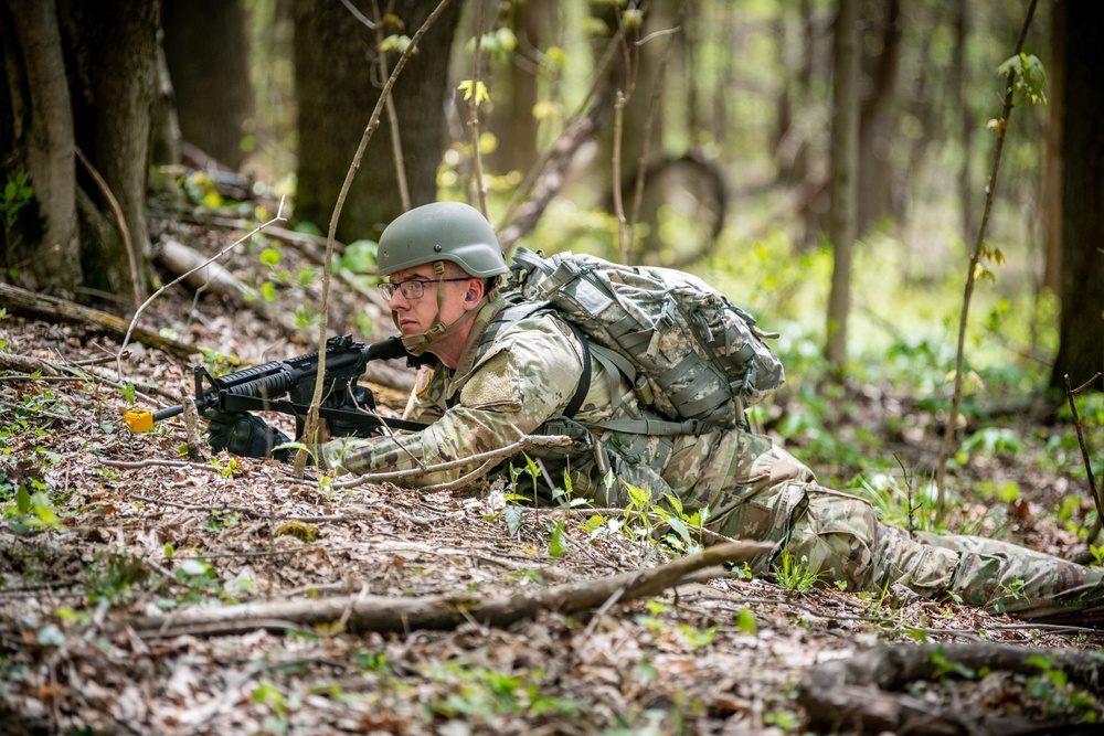 National Guard Bureau Region B Officer Candidates Conduct Phase II Training