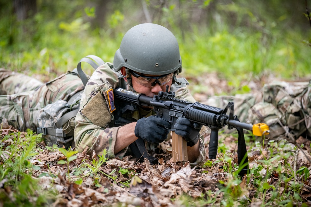 National Guard Bureau Region B Officer Candidates Conduct Phase II Training