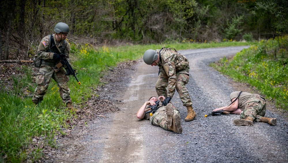 National Guard Bureau Region B Officer Candidates Conduct Phase II Training