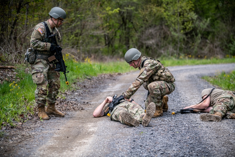 National Guard Bureau Region B Officer Candidates Conduct Phase II Training