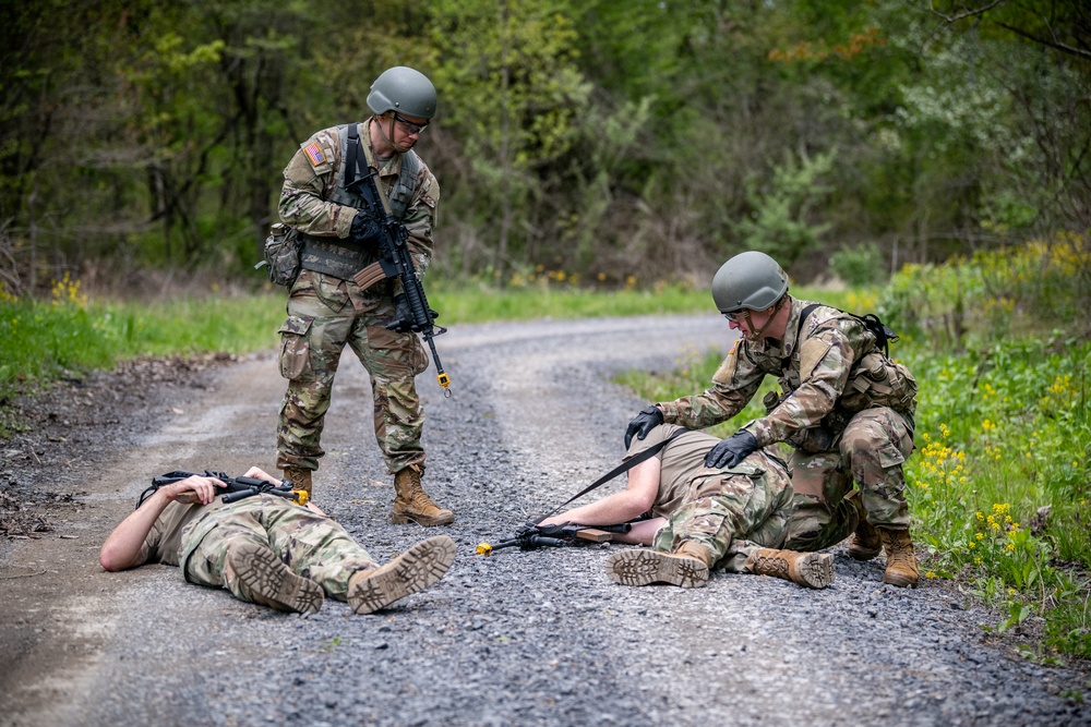 National Guard Bureau Region B Officer Candidates Conduct Phase II Training