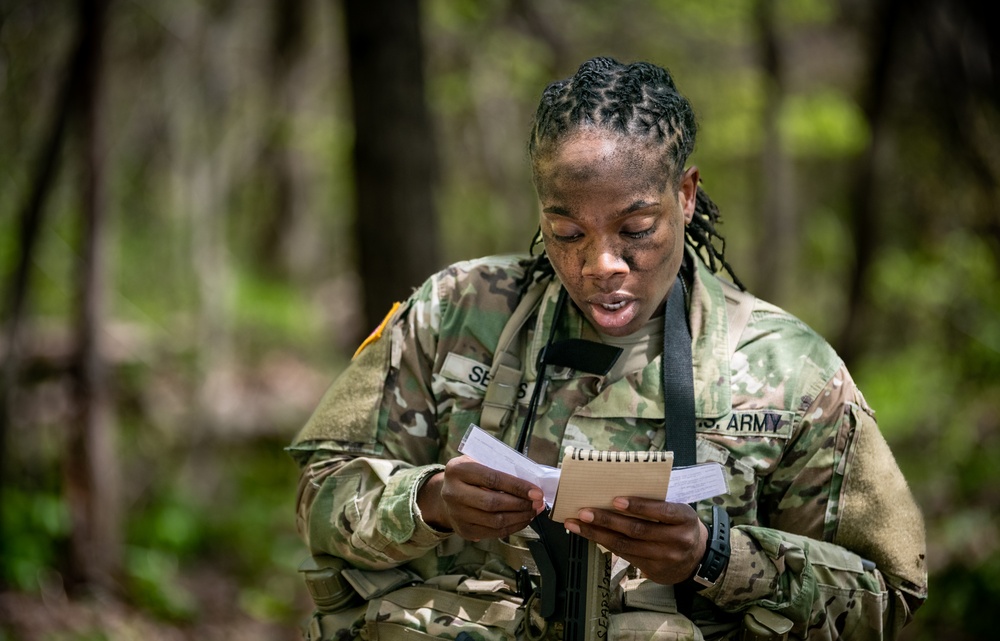 National Guard Bureau Region B Officer Candidates Conduct Phase II Training