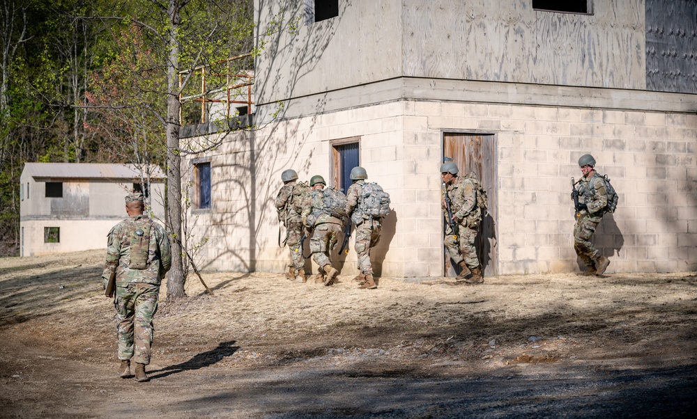 National Guard Bureau Region B Officer Candidates Conduct Phase II Training