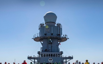 USS Blue Ridge Conducts Flight Operations