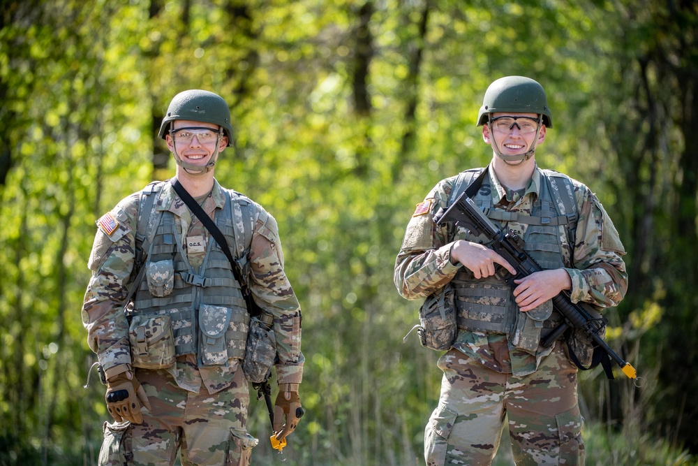 National Guard Bureau Region B Officer Candidates Conduct Phase II Training